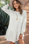 Women's Sweatshirt Dress Ivory