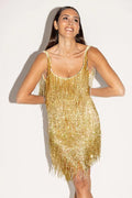 Women's Lottie Mini Dress Gold