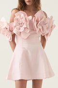Women's Chabela Flower Off-Shoulder Mini Dress
