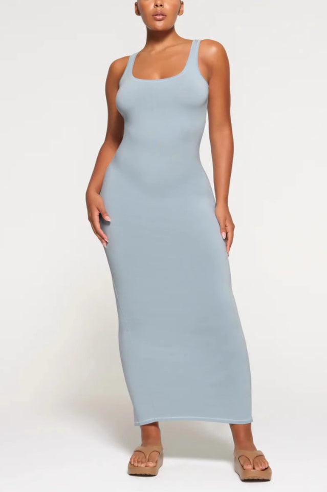 Women's SKIMS New Vintage Scoop Neck Maxi Dress