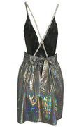 Women's Laser Sparkle Backless Dress