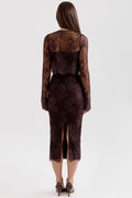 Women's Larra Lace Tie Neck Midi Dress