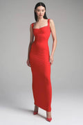 Women's SKIMS Soft Lounge Lace Tank Dress Red