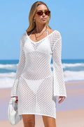 Women's Malibu Bliss White Cover-Up Mini Dress