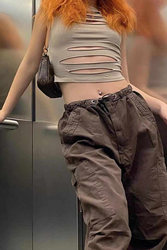 Women's Vintage Parachute Cargo Pants