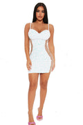 Women's Vegas Nightclub Sequin Mini Dress