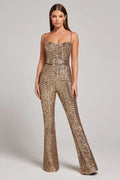 Women's Lucinda Gold Jumpsuit Gold