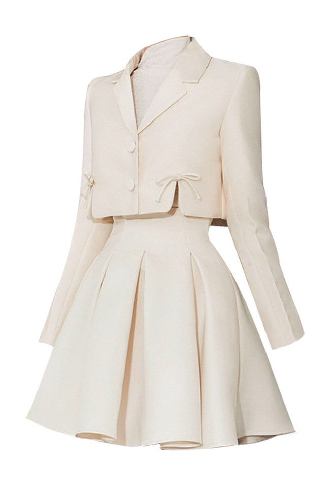 Women's Ginna Blazer & Skirt Set Ivory