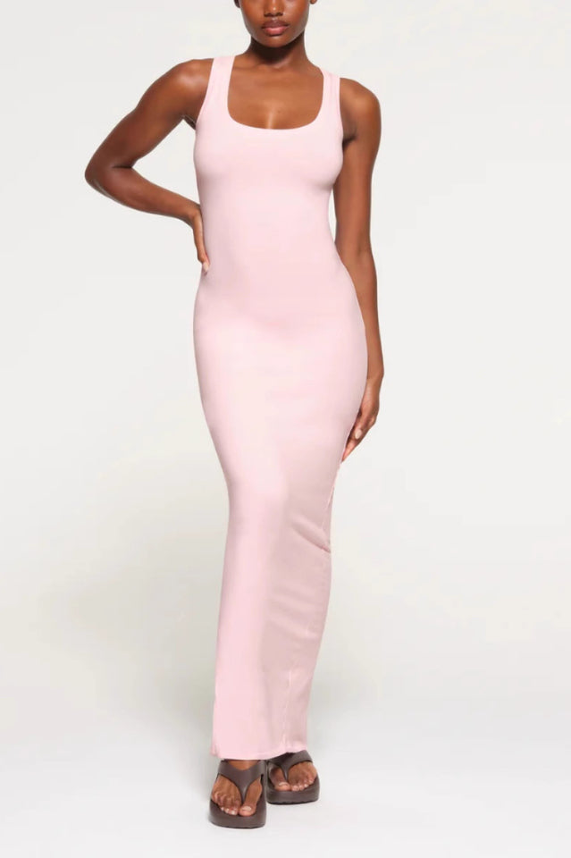 Women's SKIMS New Vintage Scoop Neck Maxi Dress