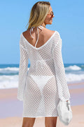 Women's Malibu Bliss White Cover-Up Mini Dress