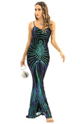 Women's Honey Couture Tie Up Formal Dress
