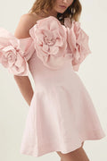 Women's Chabela Flower Off-Shoulder Mini Dress