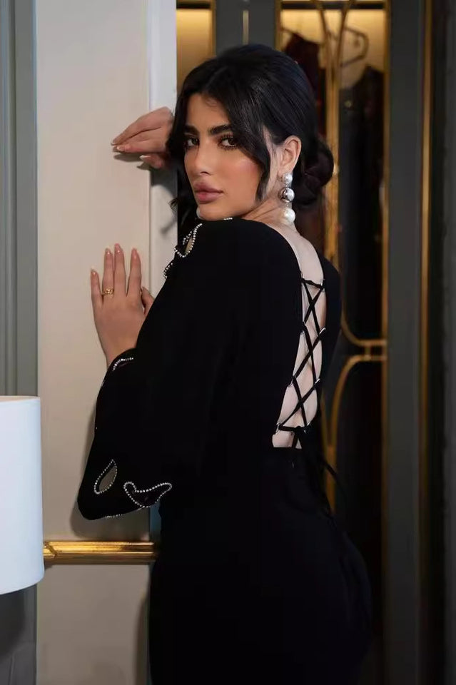 Women's Omer Rhinestone Bandage Dress