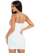Women's Vegas Nightclub Sequin Mini Dress