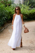 Women's Basic Casual Outdoor Halter Dress