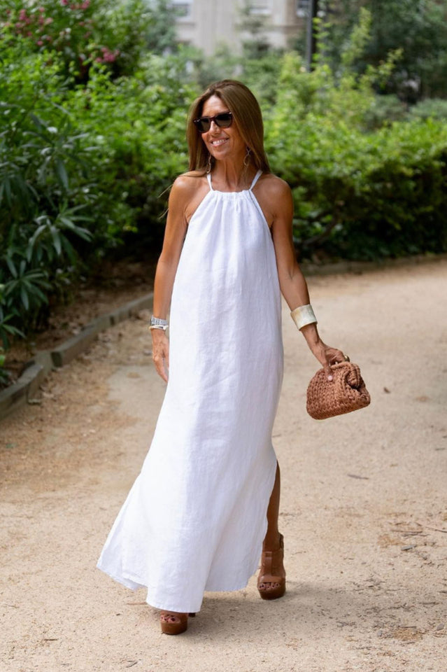 Women's Basic Casual Outdoor Halter Dress