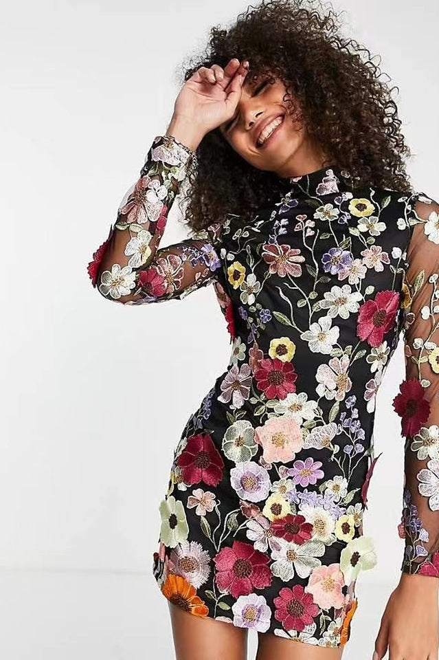 Women's Amy Lynn Backless Mini Dress Black