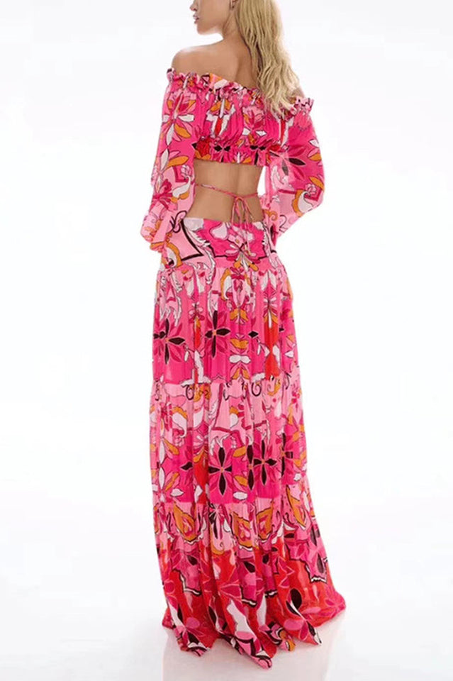 Women's Adelise Off Shoulder Floral Skirt Set