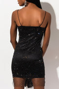 Women's Diamante Covered Mini Dress