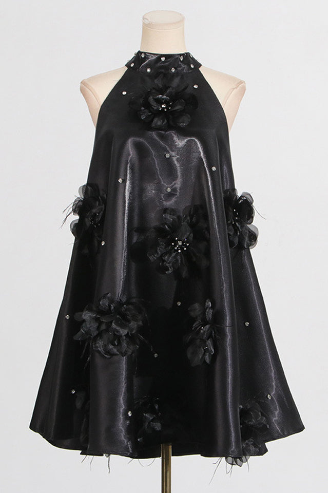 Women's Rabshah Princess Mini Dress Black