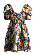 Women's Gabrielle Plunge Mini Dress Floral
