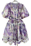 Women's Tama Floral Print Mini Dress Purple