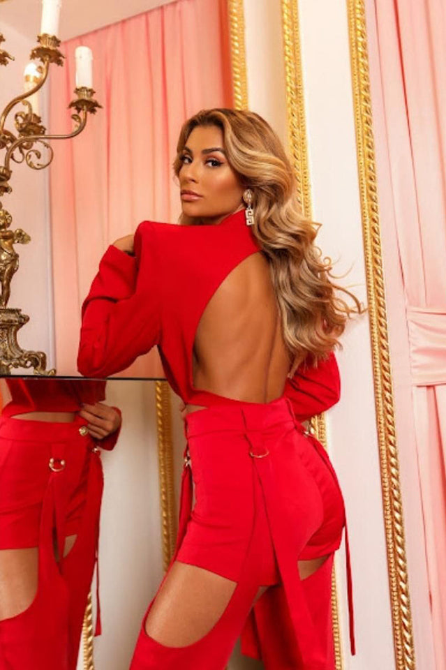 Women's Shapa Blazer Three Piece Set