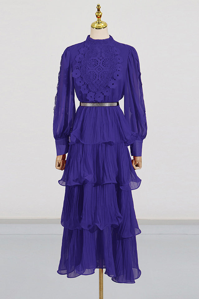 Women's Antheaa Chiffon A-Line Maxi Dress