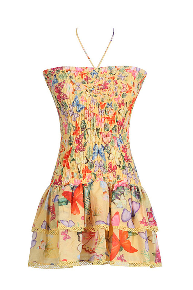 Women's Naja Layered Printed Mini Dress