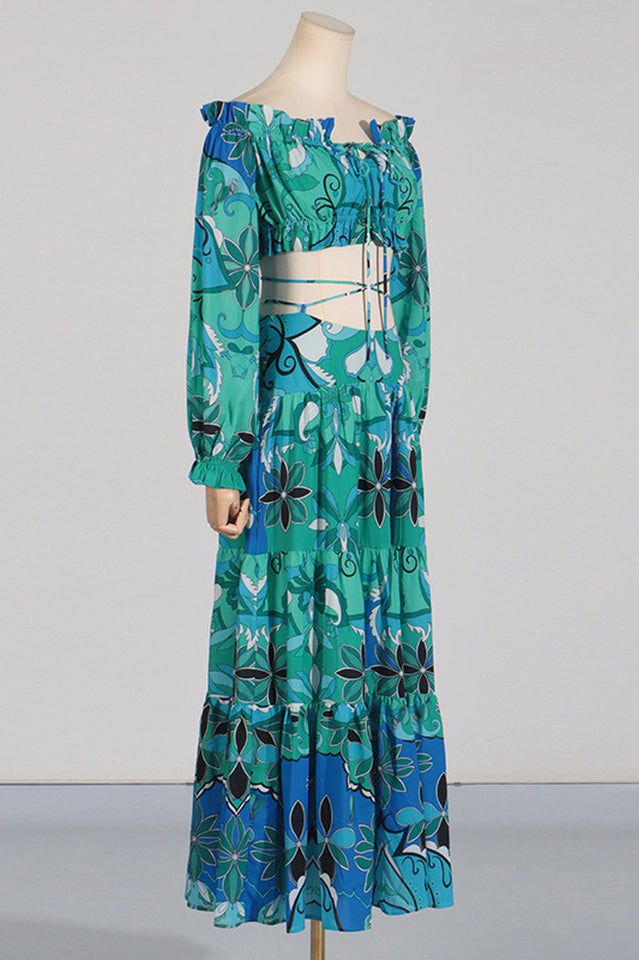 Women's Adelise Off Shoulder Floral Skirt Set