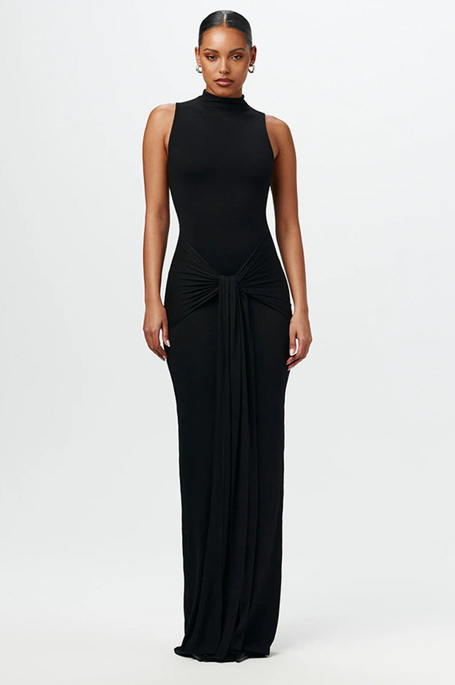 Women's Alorar Bodycon Maxi Dress Coffee