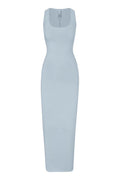 Women's SKIMS New Vintage Scoop Neck Maxi Dress Blue