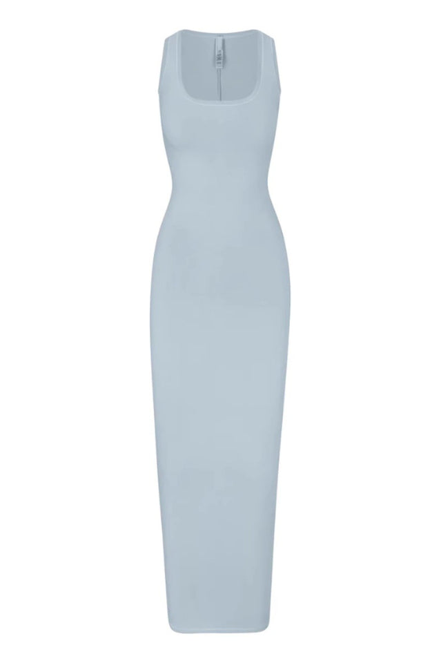 Women's SKIMS New Vintage Scoop Neck Maxi Dress Blue