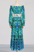 Women's Adelise Off Shoulder Floral Skirt Set