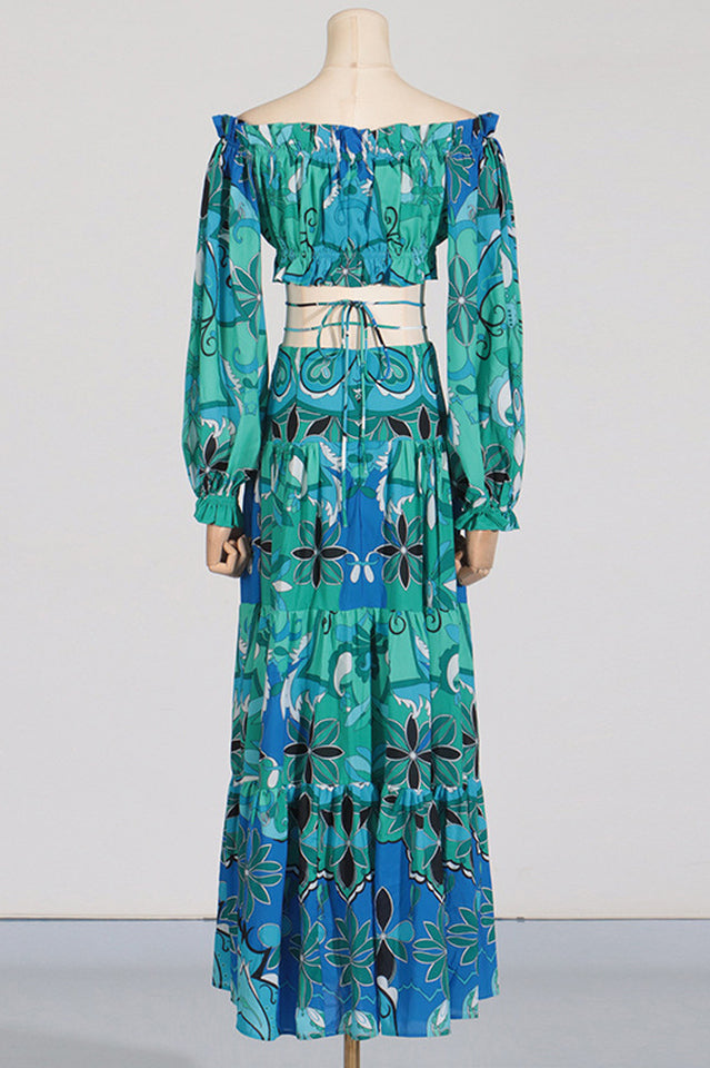 Women's Adelise Off Shoulder Floral Skirt Set