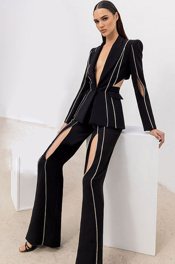 Women's Cut-Out Diamonds Decorated Set