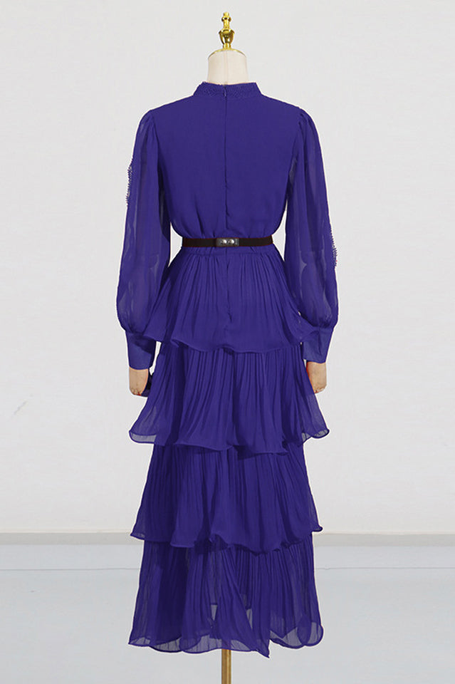 Women's Antheaa Chiffon A-Line Maxi Dress