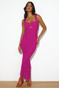 Women's Nadia Ruched Fishtail Maxi Dress