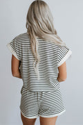 Women's Lola Stripe Tee and Shorts Set