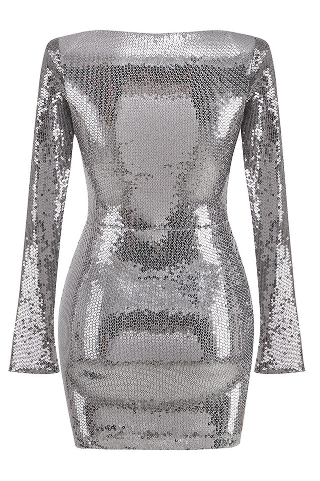 Women's Solaria Sequined Tulle Mini Dress