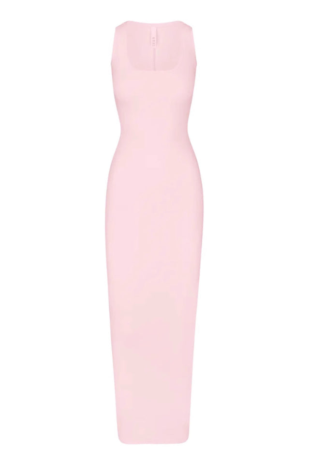 Women's SKIMS New Vintage Scoop Neck Maxi Dress Pink
