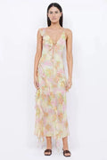 Women's Courtney Frill Maxi Dress Pink Blossom