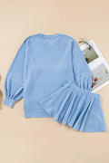 Women's Casual Knit Skirt Set