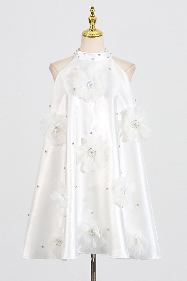 Women's Rabshah Princess Mini Dress White