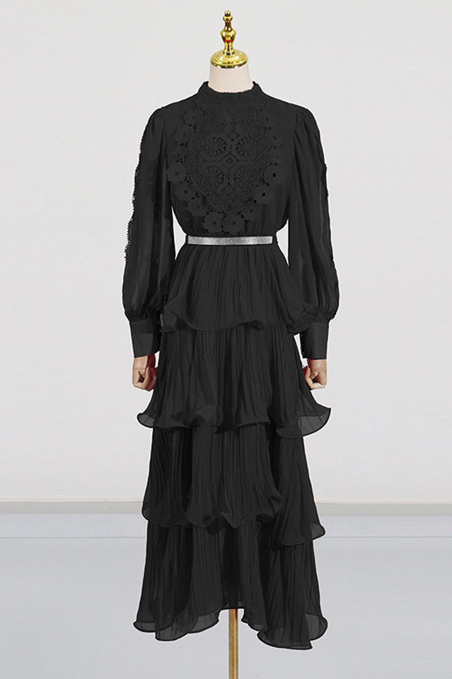 Women's Antheaa Chiffon A-Line Maxi Dress