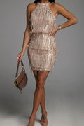 Women's Havera Tassel Sequin Mini Dress