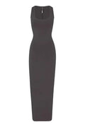 Women's SKIMS New Vintage Scoop Neck Maxi Dress Black
