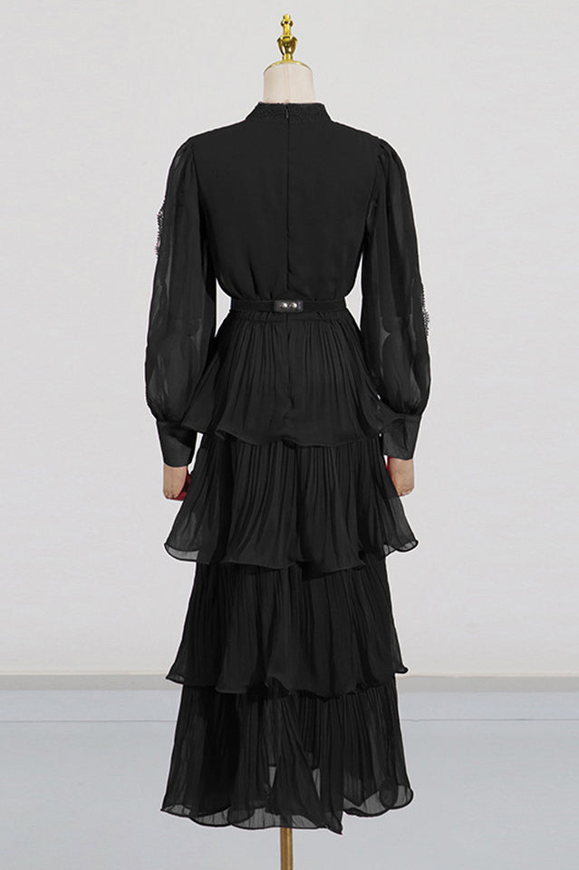 Women's Antheaa Chiffon A-Line Maxi Dress