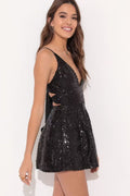 Women's Olivia Sequin A-line Dress