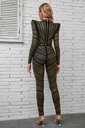 Women's Agatha Long Sleeve Rhinestone Pantsuit